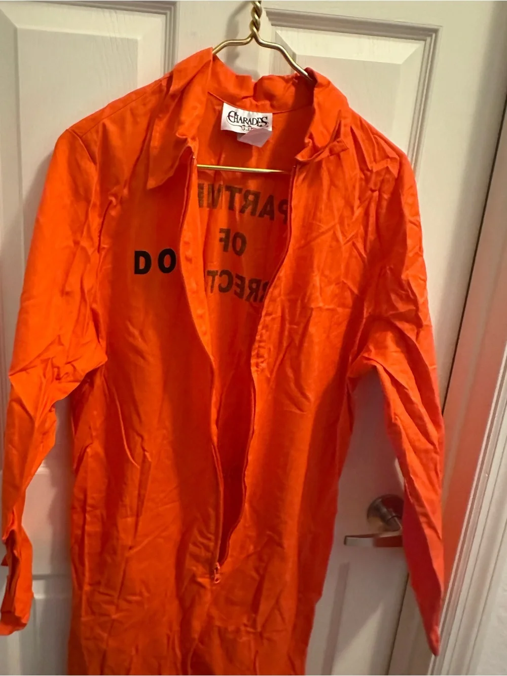 Spirit Bright Orange DOC Men's One-Piece Bodysuit - Picture 4 of 12